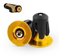 Bouchons d'Extrémité de Guidon de Vélo coloré,Bouchons de Poignée de Guidon en Aluminium et Guidon End Plug Bar Grip Cap Bouchons Vélo,pour Route, Montagne, la Plupart des vélos