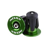 Bouchons d'Extrémité de Guidon de Vélo en Aluminium, Poignées de Guidon BMX VTT Vélo de Route, Vert