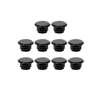 - Bouchons d'extrémité de guidon de vélo en plastique 10pcs - 27mm Noir