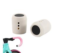 Bouchons d'extrémité de guidon - Unité de connecteur de guidon de vélo en | Construction en silicone thermoplastique et liquide | Daily City Trail Touring Cycling Camping Grip flexible anti