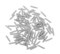 Bouchons D'extrémité pour Lave-vaisselle 100 Pièces en Caoutchouc | Compatibilité, Installation Facile, Protège le Panier la Rouille, Lot Gris pour Picots