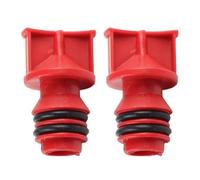 Bouchons d'huile pour compresseur d'air | Bouchon de port d'huile de rechange à filetage mâle de 17 mm, accessoires légers de pompe à air en rouge, comme pièces de rechange ou pièces de rechange