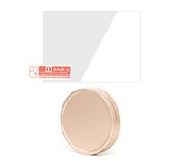 Bouchons d'objectif avant en aluminium de 55 mm avec flocage interne pour appareil photo EVO, film de protection en verre trempé et ensemble de protection d'écran