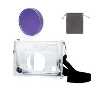 Bouchons d'objectif de voyage en aluminium de 55 mm pour appareil photo EVO avec étui, faciles à installer et à enlever pour la photographie