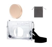 Bouchons d'objectif de voyage en aluminium de 55 mm pour appareil photo EVO avec étui, faciles à installer et à enlever pour la photographie