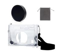 Bouchons d'objectif de voyage en aluminium de 55 mm pour appareil photo EVO avec étui, faciles à installer et à enlever pour la photographie