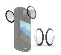Bouchons d'Objectif pour Insta360 X3, Protection Améliorée Anti-Chute Résistant aux Rayures Protège-Objectif Accessoires pour Insta360 X3