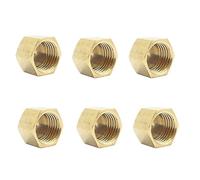 Bouchons d'obturation en laiton, Adaptateur de connecteur raccord tuyau, filetage mâle femelle BSP, tête hexagonale, bouchon d'extrémité en laiton(Female Thread,1inch)