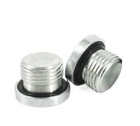 Bouchons d'obturation en laiton, Raccord de tuyau 2 pièces BSP filetage mâle en laiton à tête hexagonale six pans creux bouchon d'extrémité adaptateur connecteur raccord(BSP1l2)