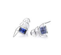Bouchons d'oreille, 1 Bouchon d'oreille avec Gel Filtrant, Plastique, Bleu avec des Sons Externes à Décibels élevés