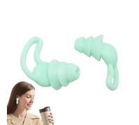 Bouchons d'Oreille - 1 Paire Réutilisable Pour Le Voyage Et Le Sommeil | Bouchons d'Oreilles Silicone Pour Sommeil | pour Fête Bureau à Domicile Voyage Hôtel Appartement Dortoir Natation