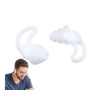 Bouchons d'Oreille - 2 Pièces Accessoires de Sommeil Imperméables - Bouchons d'oreille en Silicone pour Concert et Bruit,Pour Voyage Bureau Foyer Campus Loisirs et Événements