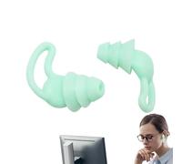 Bouchons d'Oreille,2 Pièces Accessoires de Sommeil Imperméables - Bouchons d'oreille en Silicone pour Concert et Bruit | Pour Voyage Bureau Foyer Campus Loisirs et Événements