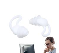 Bouchons d'Oreille - 2 Pièces Aide au Sommeil Réutilisables | Bouchons d'oreille en Silicone pour Concert et Bruit - pour Fête Bureau à Domicile Voyage Hôtel Appartement Dortoir Natation