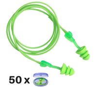 Bouchons D'oreille 33 Db Moldex Twisters Trio Cord