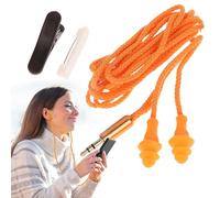 Bouchons d'oreille à isolation phonique 100 dB - Dispositif de protection auditive réutilisable pour dormir, réunions et exercice | Ensemble d'écouteurs légers et passifs avec isolation acoustique