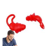 Bouchons d'Oreille Anti-Bruit - 2 Pièces Accessoires de Sommeil Imperméables,Bouchons d'oreille en Silicone pour Concert et Bruit | Pour Voyage Bureau Foyer Campus Loisirs et Événements