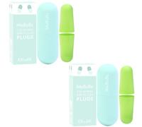 Bouchons D'oreille Anti-Bruit Avec Boîte De Rangement,Réduction Du Bruit,Bouchons D'étude Du Sommeil,Bouchon D'oreille Anti-Bruit,Rebond Lent Pour Dormir,1,2 Pièces - Type Green-2pcs