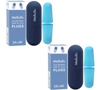 Bouchons D'oreille Anti-Bruit Avec Boîte De Rangement,Réduction Du Bruit,Bouchons D'étude Du Sommeil,Bouchon D'oreille Anti-Bruit,Rebond Lent Pour Dormir,1,2 Pièces - Type Blue-2pcs