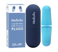 Bouchons D'oreille Anti-Bruit Avec Boîte De Rangement,Réduction Du Bruit,Bouchons D'étude Du Sommeil,Bouchon D'oreille Anti-Bruit,Rebond Lent Pour Dormir,1,2 Pièces - Type Blue-1pcs
