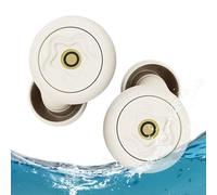 Bouchons d'oreille anti-bruit, doux et réutilisables, 8,9 x 8,9 x 3,5 cm, accessoire de sports aquatiques, protection confortable pour la famille et les amis, multicolore