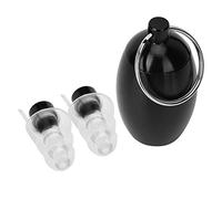 Bouchons d'oreille anti-bruit sans danger pour la musique, bouchons d'oreilles de protection auditive haute fidélité, bouchons d'oreilles pour musicien professionnel avec gel (Noire)