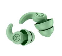Bouchons d'oreille Antibruit, 5 Couleurs, 1 Paire de Bouchons d'oreille en Silicone pour la Réduction du Bruit du Sommeil Bouchons d'oreille Réutilisables Antibruit à Isolation (OD Vert)