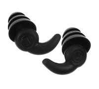 Bouchons D'oreille Antibruit en Silicone Noir, Réutilisables | Design Invisible, Port Portable, Forme Ergonomique, Confort pour Femmes et Hommes, Isolation Sonore