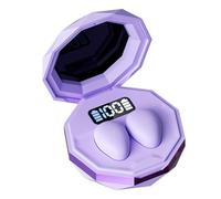 Bouchons d'oreille Antibruit Ergonomiques pour Dormir (Purple) | Indice IPX6, longue durée de vie de la batterie, ultra léger, connectivité Bluetooth 5.4