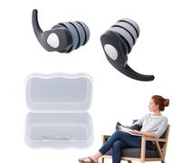 Bouchons d'oreille avec annulation du bruit, Bouchons d'oreille pour dormir | Protection auditive confortable haute fidélité en silicone | Bouchons d'oreille de musicien