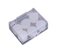 bouchons d'oreille Cire de silicone anti-bruit for dormir, nager, doux, confortable, réduction du bruit(WHITE)