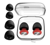 Bouchons d'oreille d'annulation du bruit - Bouchons d'oreille réutilisables de 25-28 dB | Pods élégants multifonctionnels | Protection auditive pour la sensibilité au bruit | Tranqui pratique