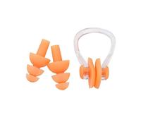 Bouchons D'oreille De Natation En Silicone Étanche,Ensemble De Clips Antarctiques,Bouchon D'oreille Emballé Dans Une Boîte Pour Le Surf,La Plongée Et L'apprentissage De La Natation,Ha - Type Orange