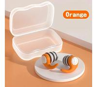 Bouchons D'oreille De Natation Étanches En Silicone Réutilisables,Confortables Avec Suppression Du Bruit,Protège Les Oreilles Des Flotteurs,Bouchon De Protection Des Oreilles - Type Orange