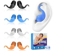 Bouchons D'Oreille De Natation Pour Enfant - 4 Paires De Bouchons D'Oreille En Silicone Doux Et éTanches Pour Les Nageurs, Parfaits Pour Le Surf,La PlongéE En ApnéE, La Piscine Et La Douche