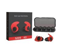 Bouchons d'oreille de sommeil compacts - Réduction du bruit en silicone haute performance - Bouchons d'oreilles souples réutilisables - Pour voyage, lecture, usines - Élégants et ergonomiques