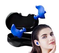 Bouchons d'oreille d'eau, bouchons d'oreille pour douche,2 bouchons d'oreille en en silicone imperméable de pack - Réduction du bruit, protection contre l'eau, bouchons d'oreille de douche, accessoire