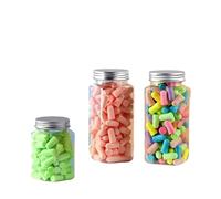 bouchons d'oreille dormir, 10/24/60 pièces Bouchons d'oreilles confortables et antibruit en mousse souple for un sommeil réparateur(Green 60pcs)