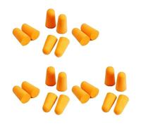 bouchons d'oreille dormir, 20 pièces/10 paires de bouchons d'oreille confortables en mousse à réduction bruit, souples coniques(Orange)
