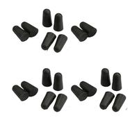bouchons d'oreille dormir, 20 pièces/10 paires de bouchons d'oreille confortables en mousse à réduction bruit, souples coniques(Black)