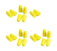 bouchons d'oreille dormir, 20 pièces/10 paires de bouchons d'oreille confortables en mousse à réduction bruit, souples coniques(Yellow)