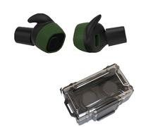 Bouchons D'oreille Électroniques Sans Fil Nrr22db Earm20,Bouchons D'oreille Anti-Bruit,Amortisseur Électronique,Prise De Vue Sportive - Type Green