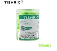 Bouchons D'oreille En Éponge Pu Souple Pour La Protection Des Oreilles,Isolation Phonique,Sommeil De Voyage,Réduction Du Bruit,Taux De 35,5 Db,30 Paires, - Type 60 Pairs Green
