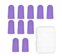 Bouchons D'oreille en Mousse à Mémoire Antibruit 10 Pièces | Étui de Rangement Inclus, Couleur Pourpre, Usage Bureau et Environnement Bruyant