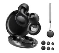 Bouchons d'oreille en silicone avec protection auditive antibruit avec étui de rangement pour le travail, l'étude, le sommeil, la construction - Bouchons d'oreilles en silicone bloquant les