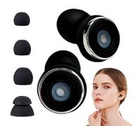 Bouchons d'oreille en silicone - Bouchons d'oreille de réduction du bruit élastique, bouchons d'oreille portables | Protection contre les oreilles à l'épreuve du son confortable, écouteurs doux riut