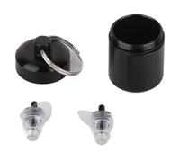 Bouchons d'oreille en silicone liquide à réduction de bruit 27 dB pour protection auditive dans les environnements musicaux et événementiels Bouchons d'oreille en silicone (Noire)