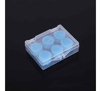 Bouchons D'oreille En Silicone Pour Isolation Phonique,Protection Anti-Bruit,Bouchons De Sommeil,Aide De Voyage,Réduction Silencieuse Du Bruit,6 Pièces - Type 6 Pcs Blue 1 Box