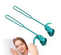 Bouchons d'oreille en silicone pour la natation, bouchons d'oreille imperméables pour la natation, réduction du bruit, bouchons d'oreille réutilisables avec cordon, bouchon