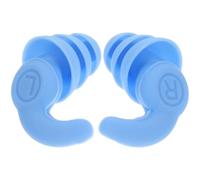 Bouchons D'oreille en Silicone Réutilisables, du Bruit | Confort Ergonomique, Faciles à Transporter, Bleu, pour Hommes et Femmes, Usage Quotidien, Rangement Compact